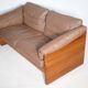 Teak Solid Wood Leather Danish Design by Mikael Laursen, 1970s
