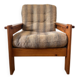 Fauteuil en pin vintage 70/80