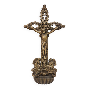 Bénitier en bronze d'époque