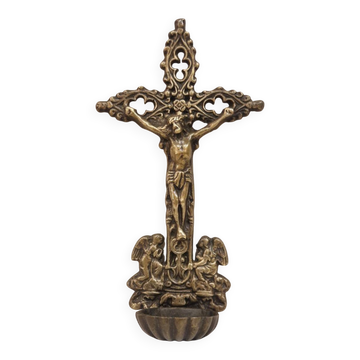 Bronze holy water font from the late 19th century.