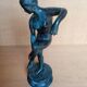 Bronze dancer with patina, early 20th century