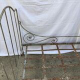 Wrought iron folding bed