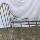 Wrought iron folding bed