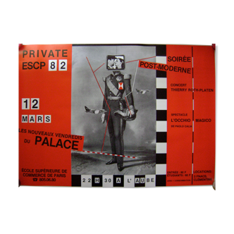 ESCP 1982 Evening poster at Palace Paris