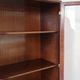 Glass library in walnut, Art Deco style, 1960s