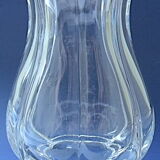 Polylobed vase in colorless crystal from Sèvres