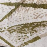 Curly wool design rug