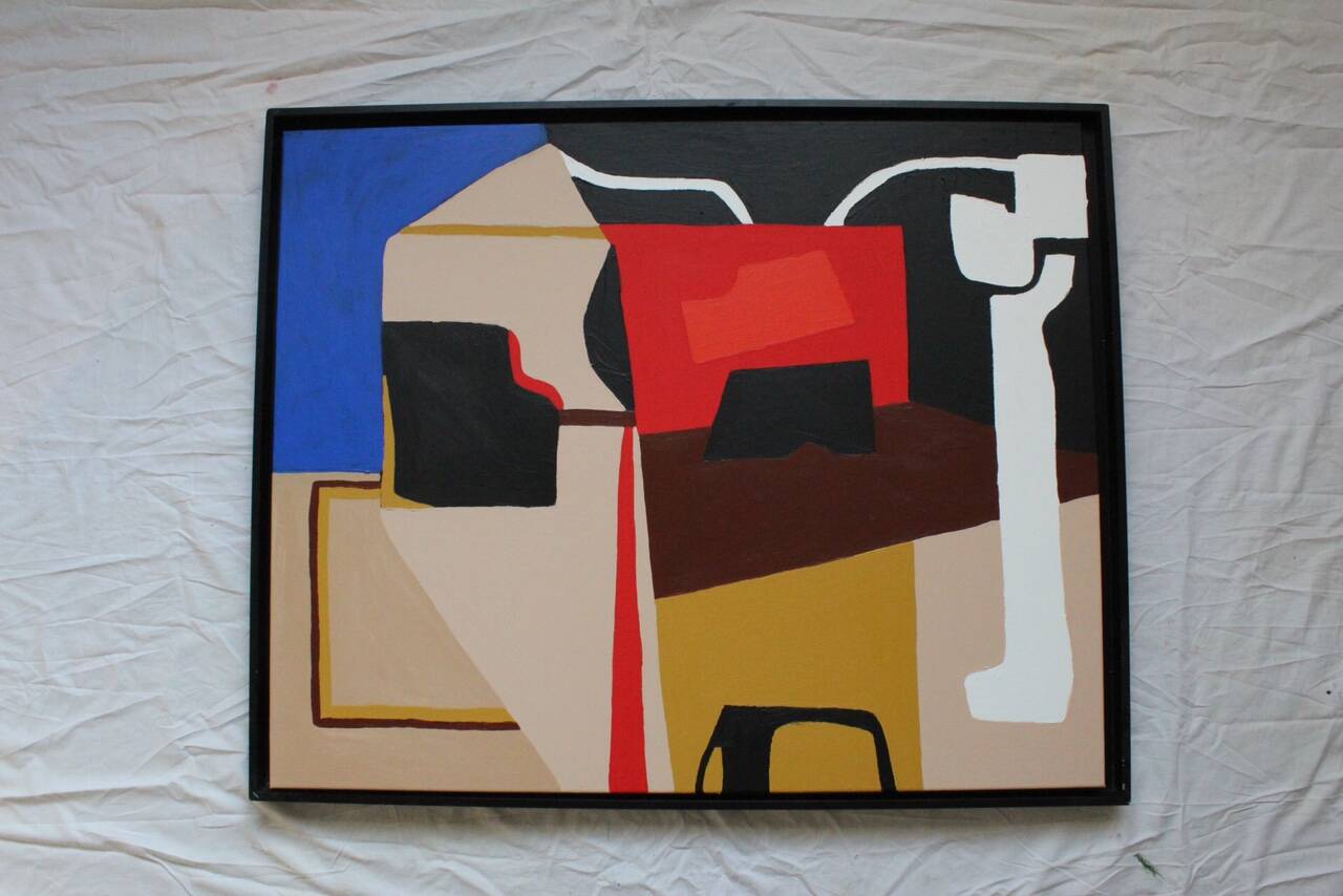 Abstrait original géométrique N04