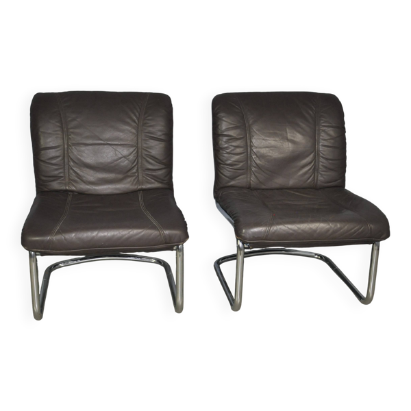Chaises en cadre de buis vintage