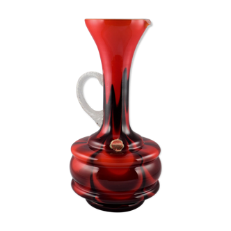 Vase carafe Opaline