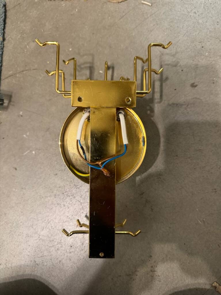 Lot de 2 appliques à prismes en verre de Murano