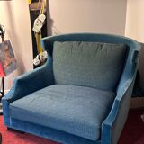 Large Vanhamme l'Excessif armchair with pouf