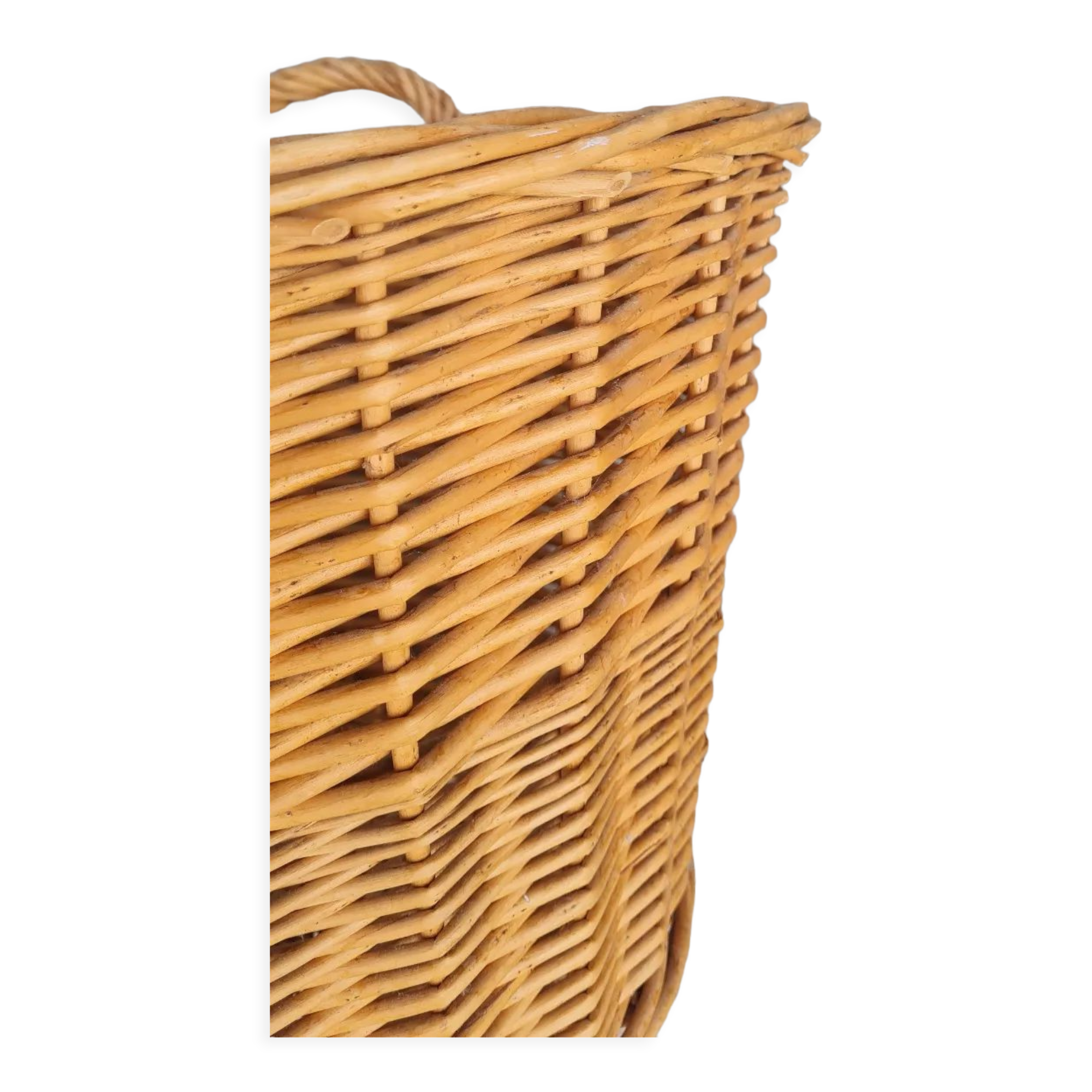 Vintage wicker basket