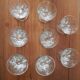 8 crystalline glass glasses