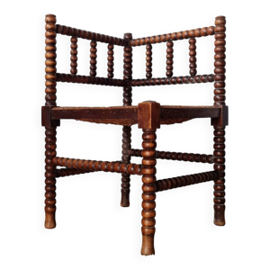 Chaise d'angle en bois