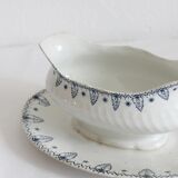 Gien "Memphis" iron clay sauce boat