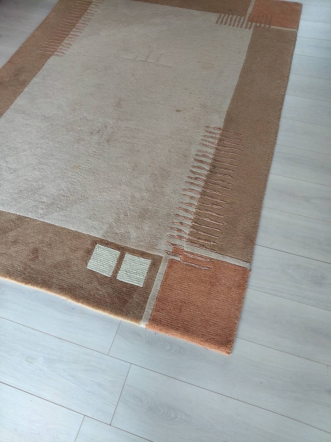 Hand-knotted wool rug 170x240 – Terra Home Editions – terra palette