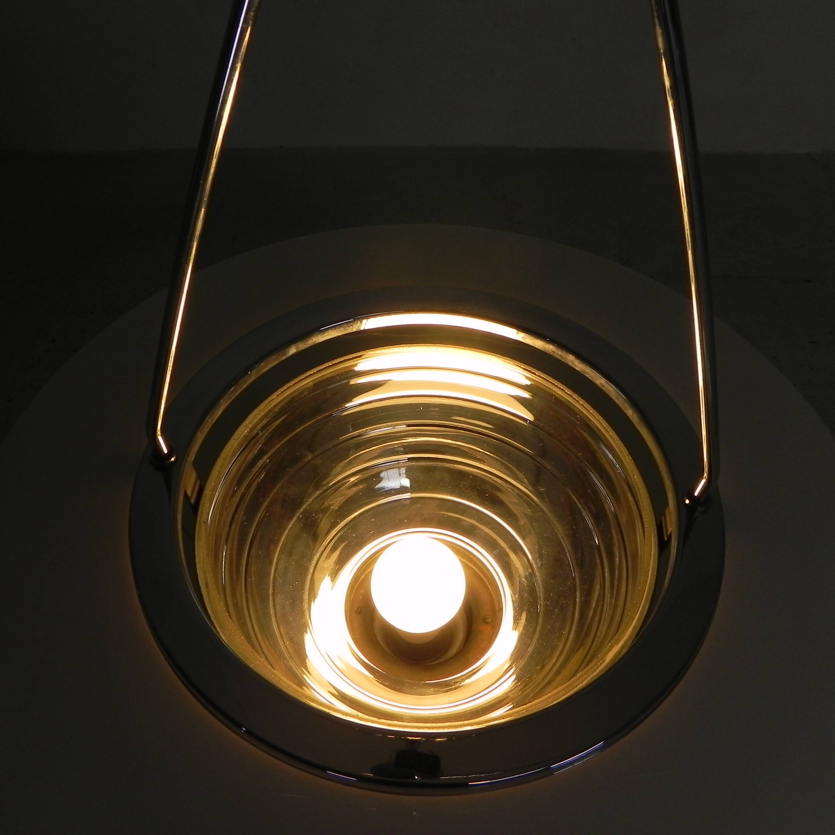 Zeiss Ikon pendant lamp, mirror lamp, 1930s