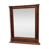 Miroir Trumeau, Henri II, début XXème, chêne et miroir biseauté