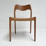 Set of 4 chairs by Niels Otto Moller, 1950s