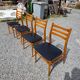 4 Scandinavian chairs from the 1960s