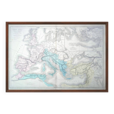 Printed in 1879, The Roman Empire, Authentic Vintage (frame not included)