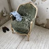 Louis XV shepherdess armchair