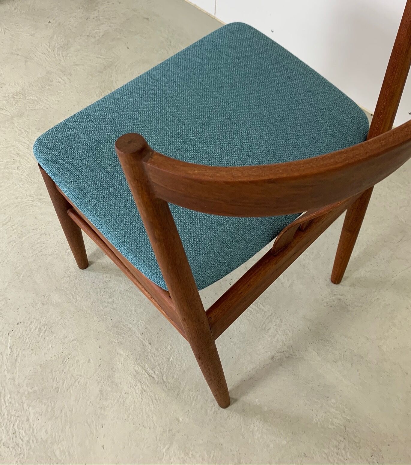 Danish midcentury teak dining chair by Bramin