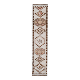 Vintage Turkish hallway rug 82x375 cm