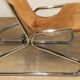 Fauteuil Vintage en Daim et Métal Chromé, 1970