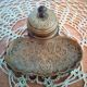 Old bronze inkwell
