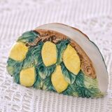 Bassano lemon slip napkin holder