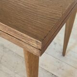 Vintage oak wallet table