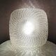 Square glass ceiling lamp, 1970