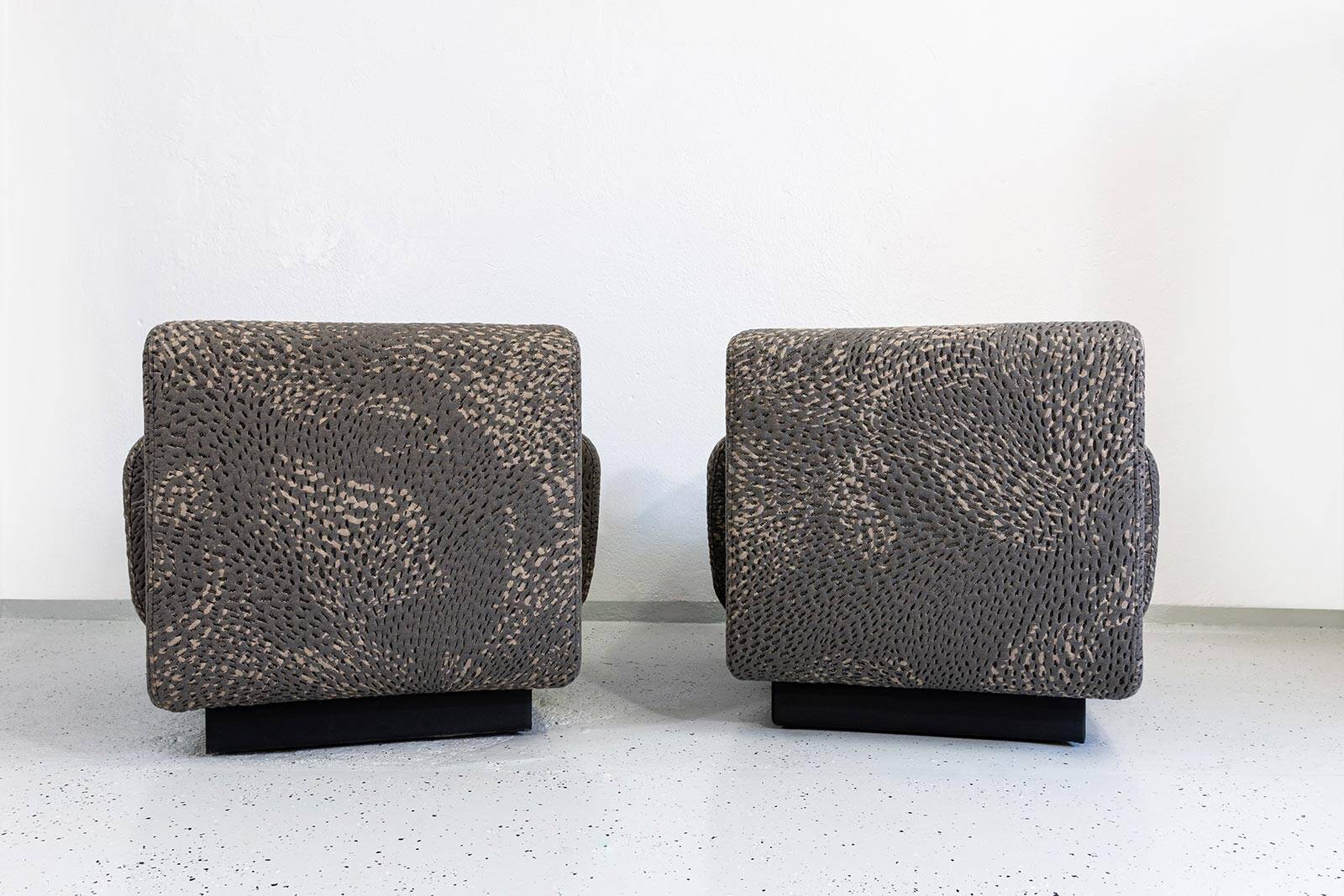 Vintage armchairs By Eberhard Geißler, Oelsa, Germany, 1970s
