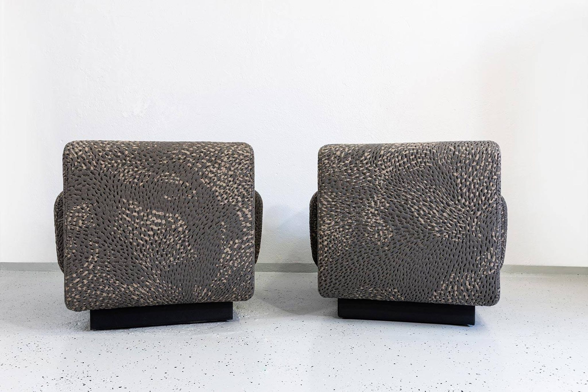 Vintage armchairs By Eberhard Geißler, Oelsa, Germany, 1970s