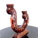 Signed ceramic Vallauris bougeoir