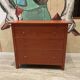 Commode bois rouge