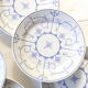 Set of 6 dessert plates Boch La Louvière Belgium, vintage, Belgium