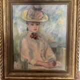 Oil on canvas by Lain, reproduction by A. Renoir