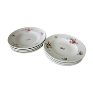 Lot de 8 assiettes creuses