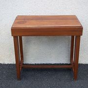 Art deco wood console, wood table, entrance furniture, art deco