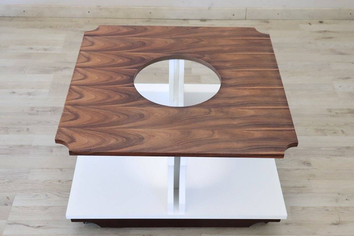 Vintage square coffee table, 1970s