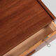 Midcentury danish compact desk with 2 drawers in teak 1960s