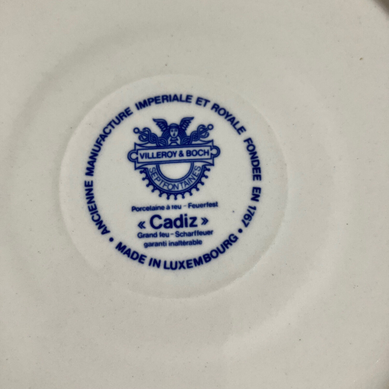 5 soucoupes « Cadiz » Villeroy & Boch