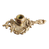 French vintage candlestick, Art Nouveau style
