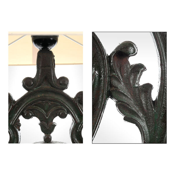 Lampe balustrade en fonte de fer