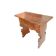 Table italienne début 19e, en bois de rose, H 80, L 90, P42