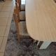 Table manger travertin.