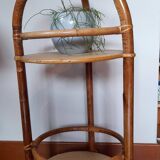 Servant - vintage bamboo stool